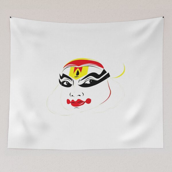 Item preview, Kathakali dancer face from Kerala India best for tourists designed and sold by Raseelvm.