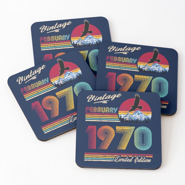 Item preview, February 1970 Birthday designed and sold by GreenSplash.