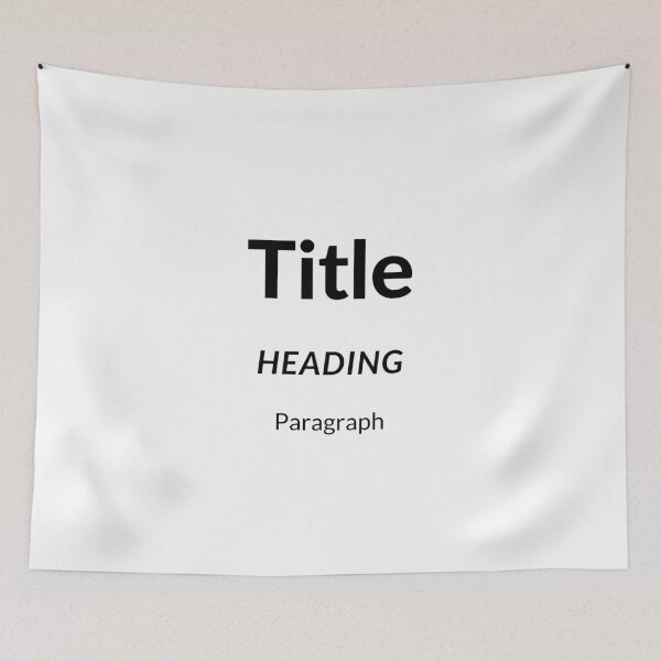 Item preview, Title Heading, Paragraph designed and sold by DonkeyArmy.
