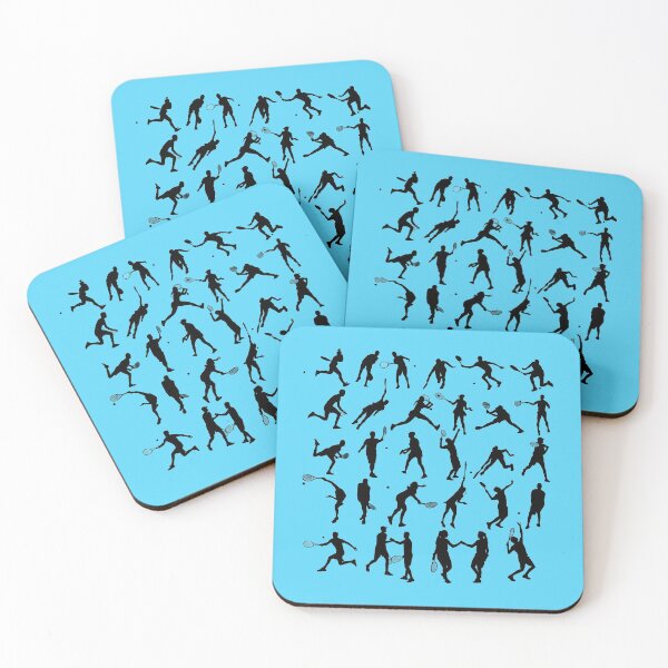 Item preview, Tennis Poses Stickers designed and sold by VectorPB.
