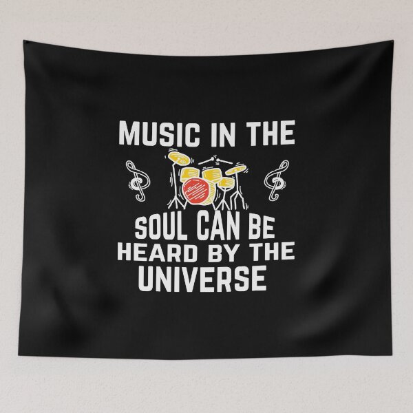 Item preview, Music notes drums designed and sold by GeschenkDesigns.