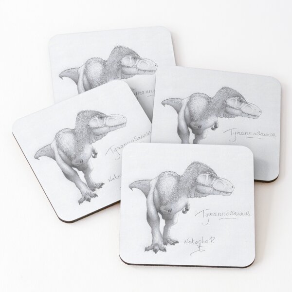 Item preview, Illustration Pencil Drawing Tyrannosaurus sp. Dinosaur Mesozoic designed and sold by DiablHorse.