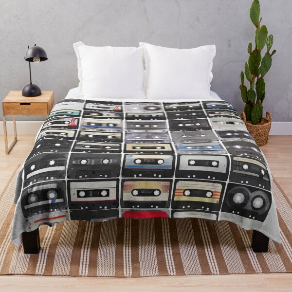 Item preview, cassette tapes collage designed and sold by Russell Gillard.