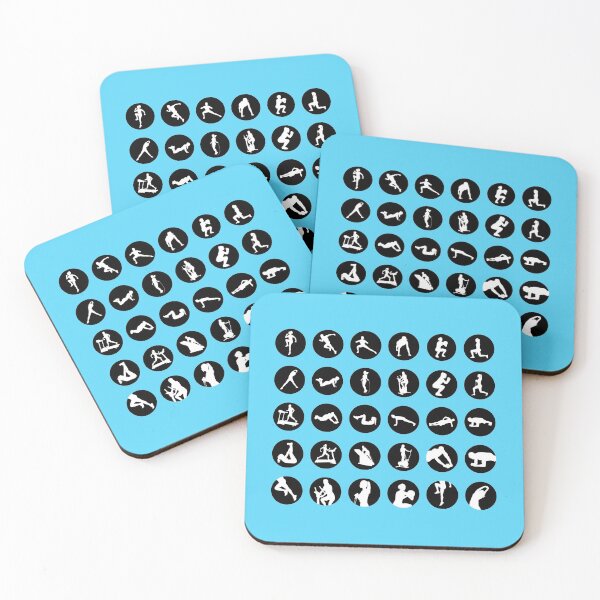Item preview, Cardio Icon Stickers designed and sold by VectorPB.