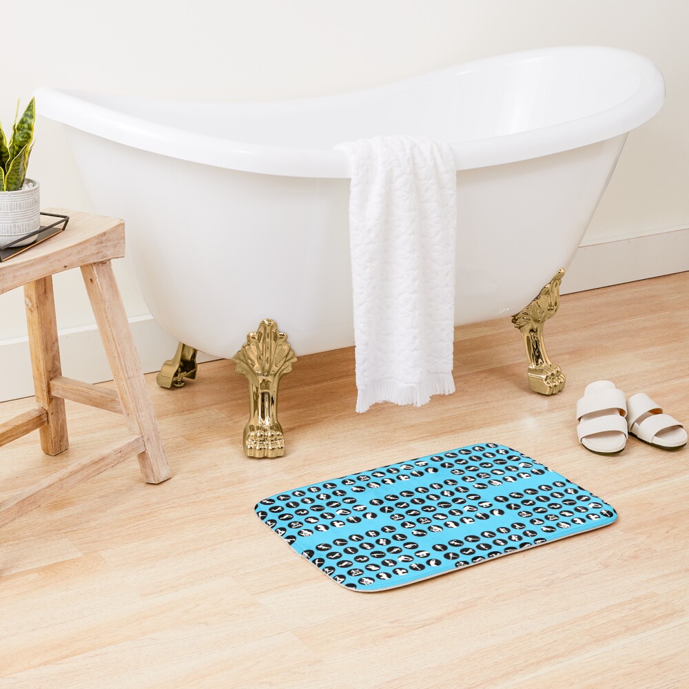 Item preview, Bath Mat designed and sold by VectorPB.