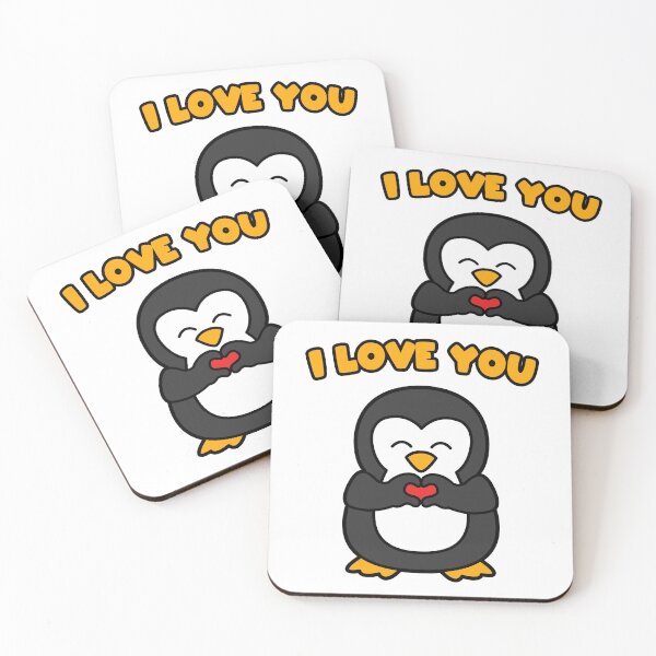 Item preview, I love you penguin designed and sold by nmdesigns1.