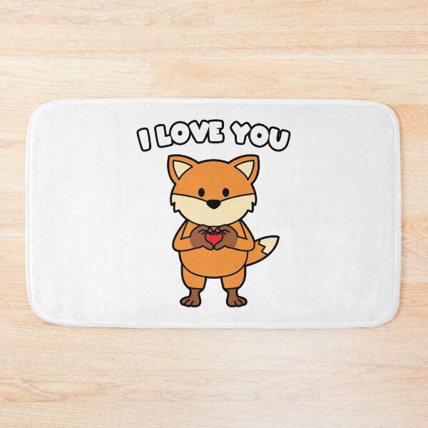 Item preview, I love you fox designed and sold by nmdesigns1.