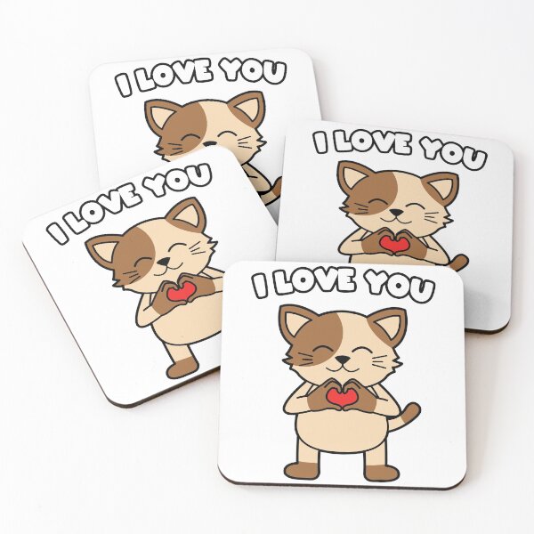 Item preview, I love you cat designed and sold by nmdesigns1.