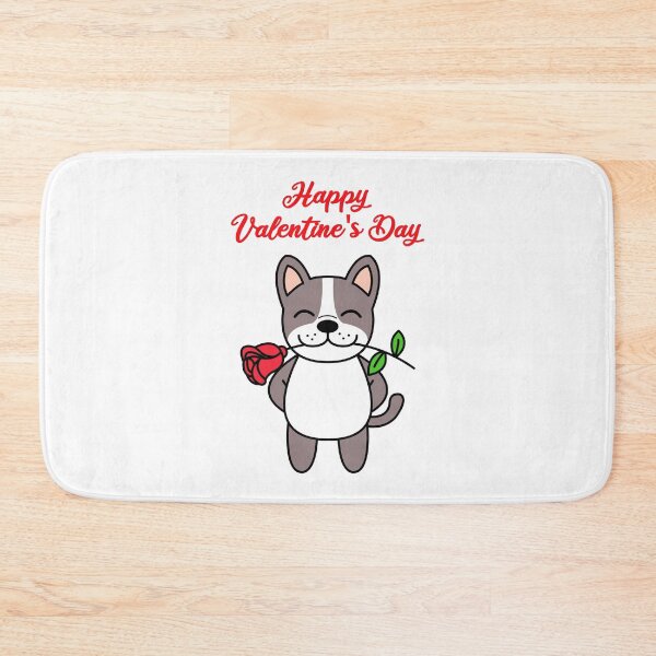 Artikelvorschau, Happy Valentine's Day Pitbull mit Rose entworfen und verkauft von nmdesigns1.