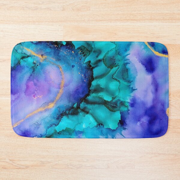 Item preview, Green and purple watercolor background designed and sold by Jenmag.