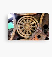 Gadget Wheel Canvas Print