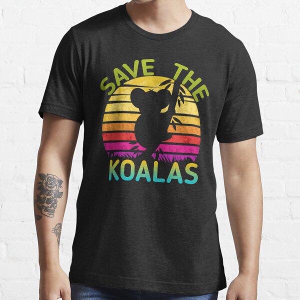 guardar la camisa de los koalas: guardar Australia, ayudar a los incendios de Australia, la camisa de Australia, Camiseta esencial