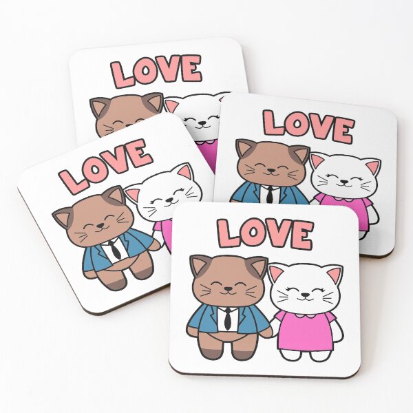 Item preview, LOVE couple of cats designed and sold by nmdesigns1.