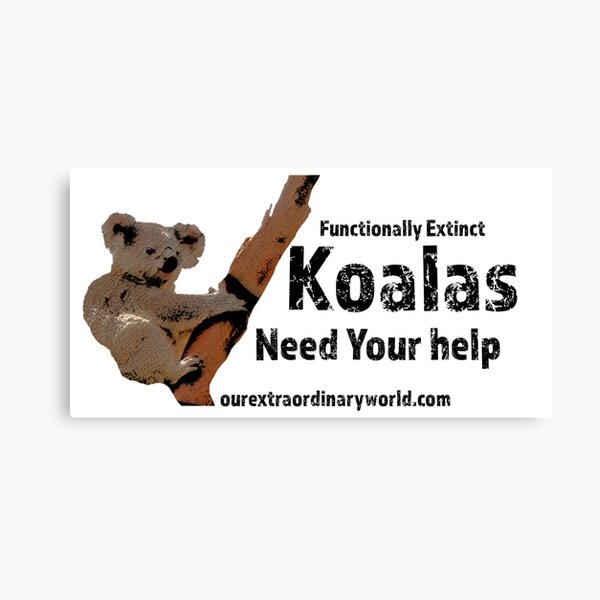 Save the Koalas and Help Australian Wildlife Canvas Print