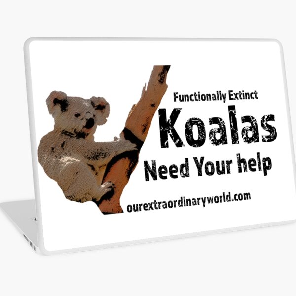 Save the Koalas and Help Australian Wildlife Laptop Skin