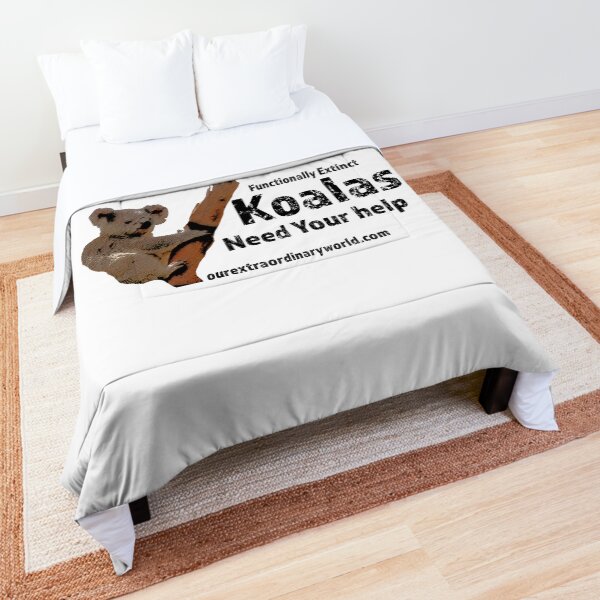 Save the Koalas and Help Australian Wildlife Comforter