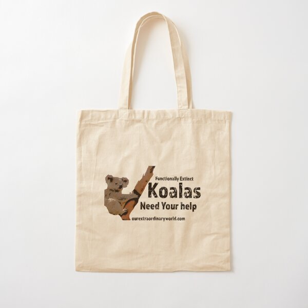 Save the Koalas and Help Australian Wildlife Cotton Tote Bag