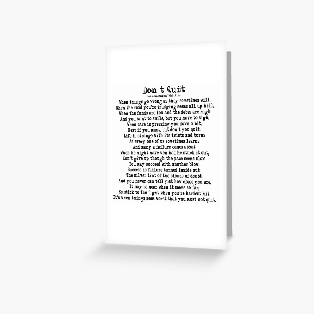 don-t-quit-poem-greeting-card-for-sale-by-czerinaart-redbubble