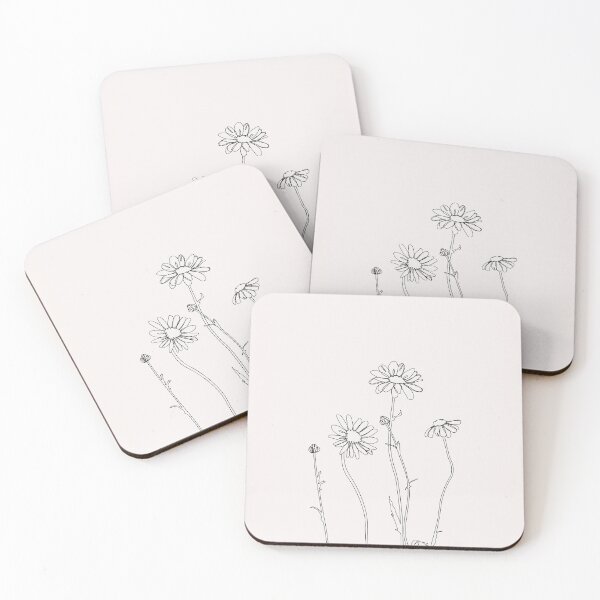 Item preview, Daisies border illustration - Ellie I designed and sold by BotanicalStudy.