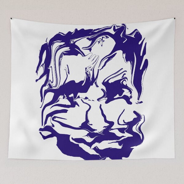 Item preview, face13 blue designed and sold by dnparker.