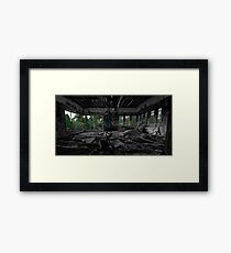 A falling out Framed Print