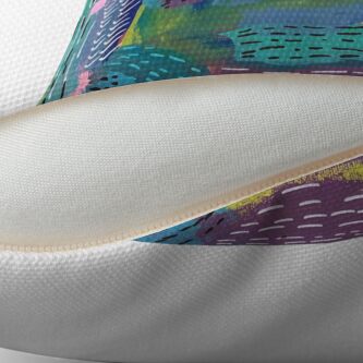 Alternate view of The Impression of the Electric Element Throw Pillow