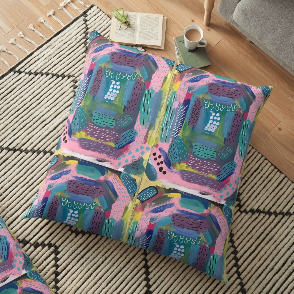 The Impression of the Electric Element Floor Pillow