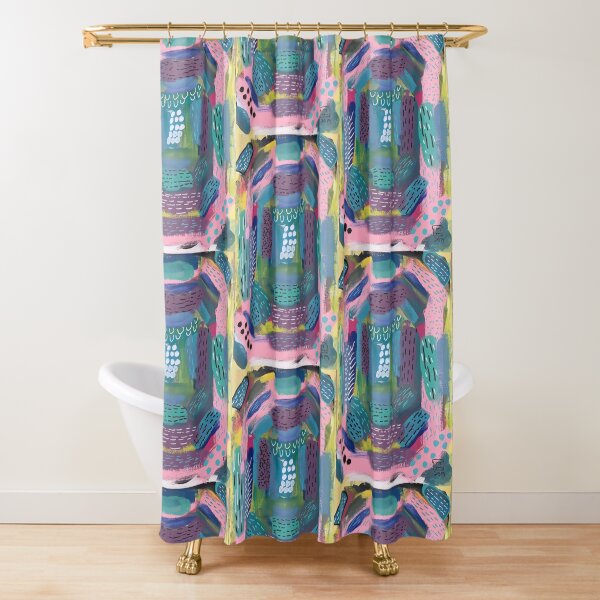 The Impression of the Electric Element Shower Curtain