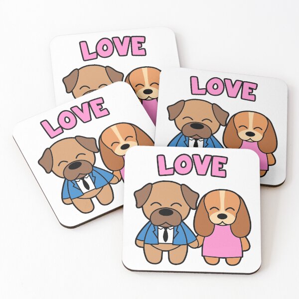 Item preview, LOVE dog couple designed and sold by nmdesigns1.