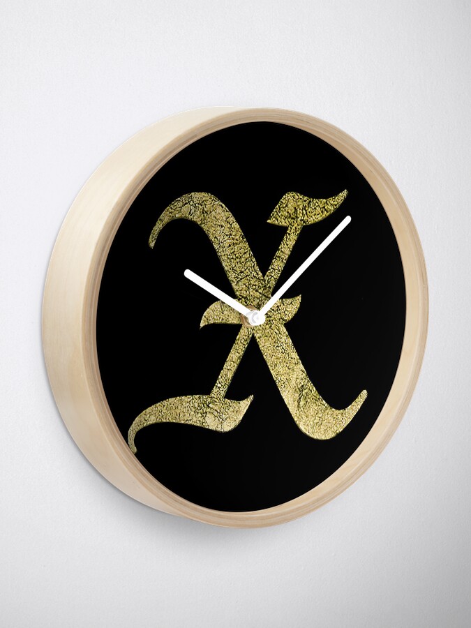 Alternate view of X - Logo Clock