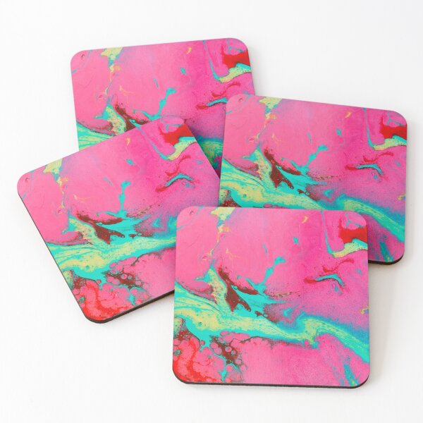 Item preview, Babble - Pink + Turquoise Abstract designed and sold by Jennifer Walsh Design.