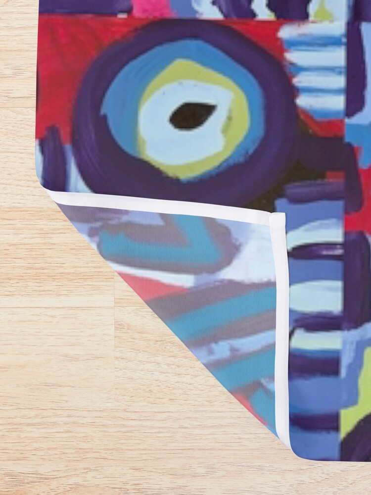 Alternate view of Directions to my Heart Shower Curtain