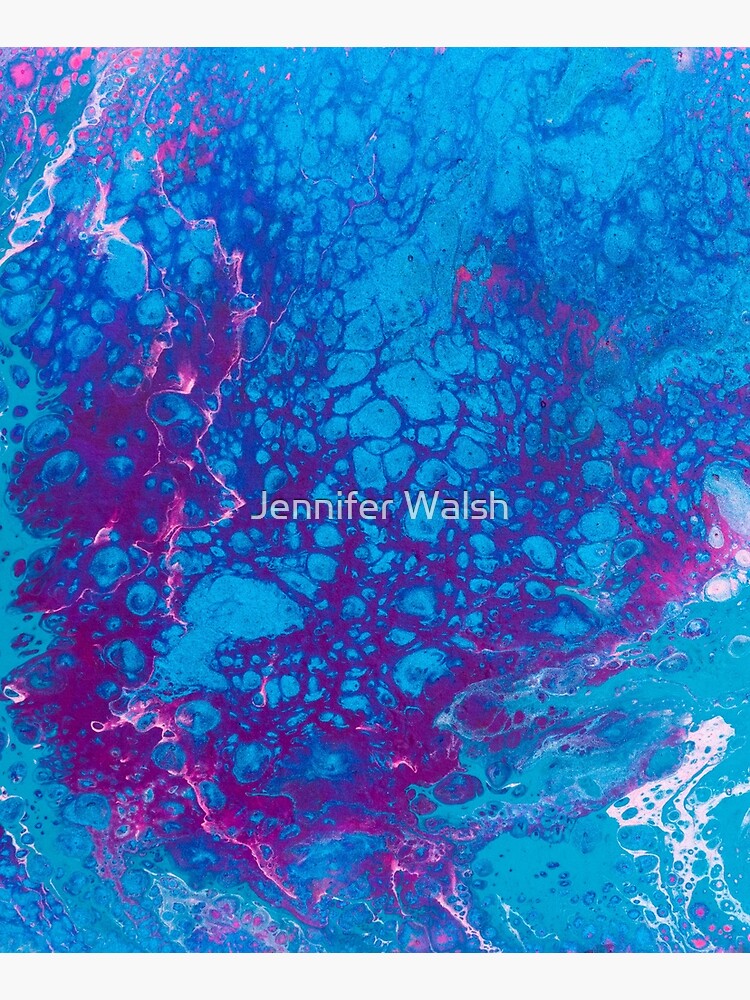 Smaller Reality - A Pink, Purple, Turquoise + Teal Abstract by InsertTitleHere