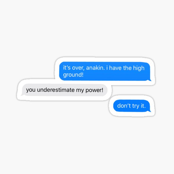 high ground convo Sticker