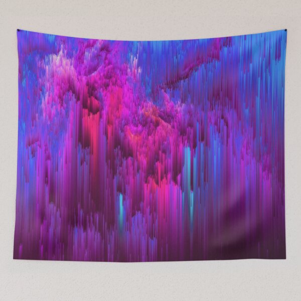 Item preview, Outrun the Mist - Abstract Pixel Art designed and sold by Jennifer Walsh Design.