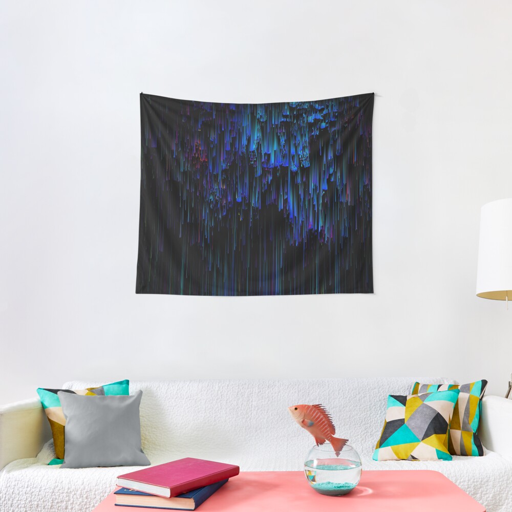 Night Rain Tapestry