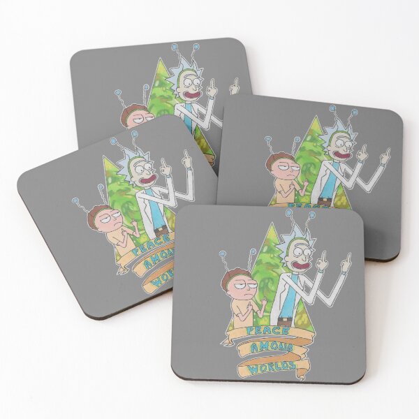 Rick and Morty Coasters (Set of 4)