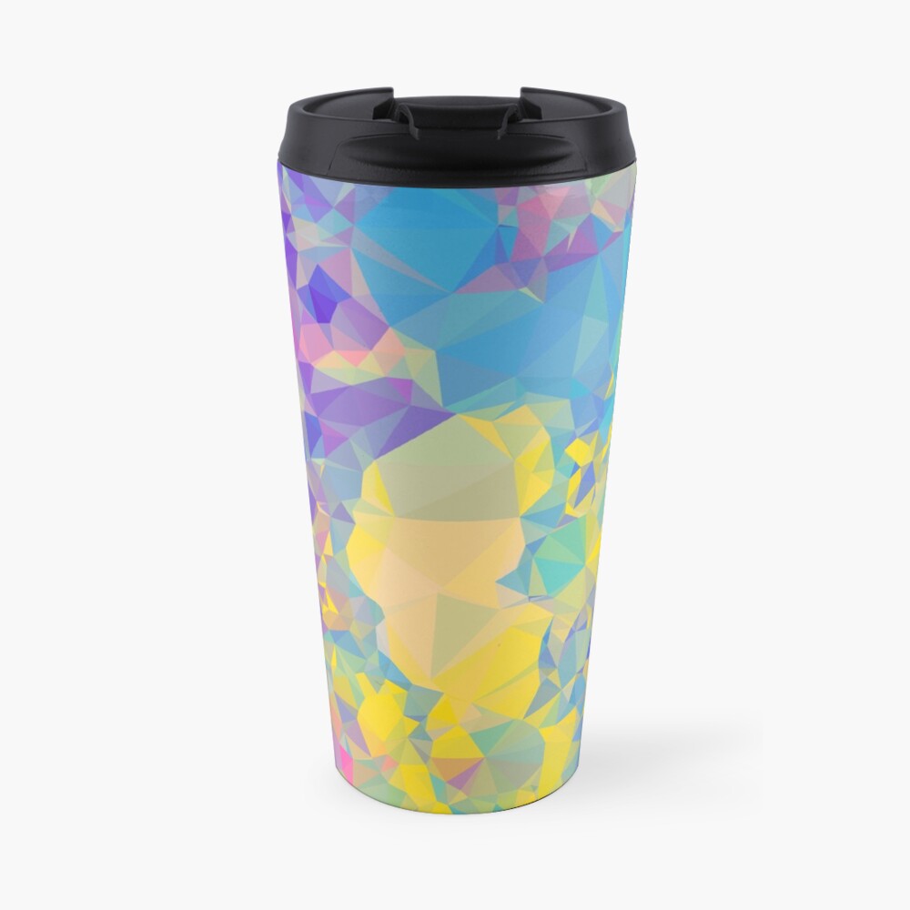 Polystone - Digital Abstract Travel Mug