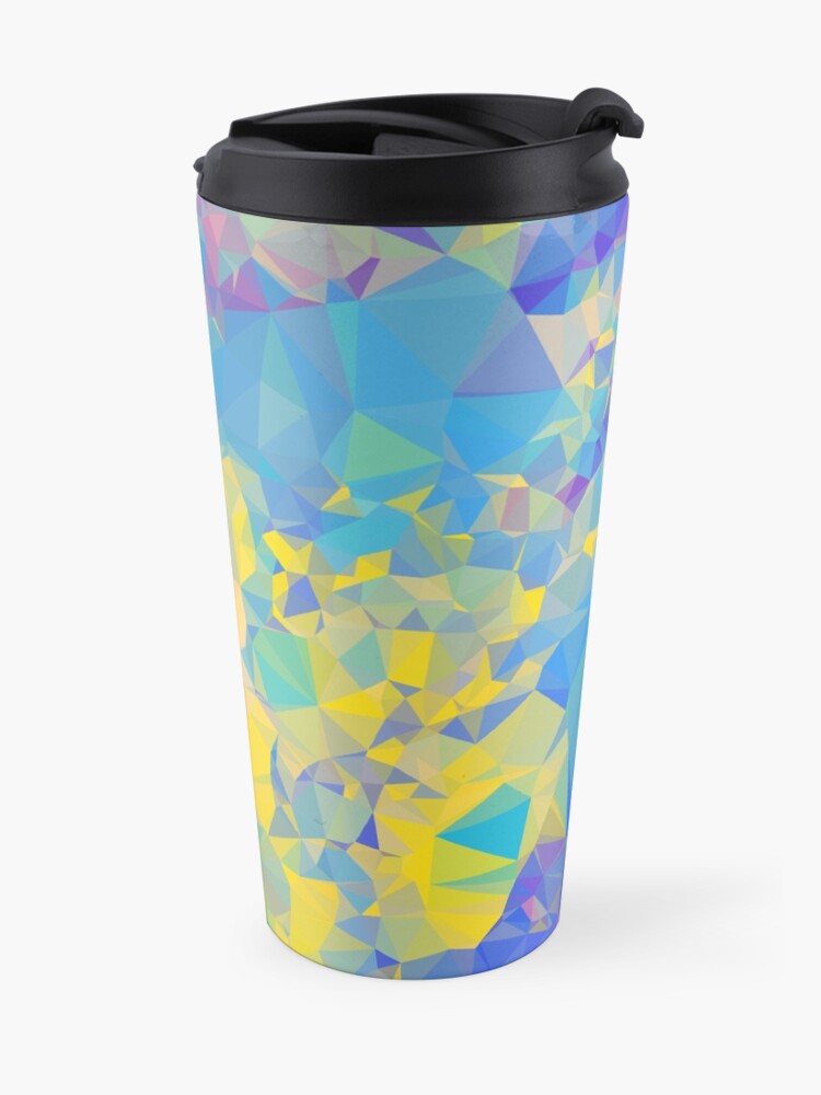 Alternate view of Polystone - Digital Abstract Travel Mug