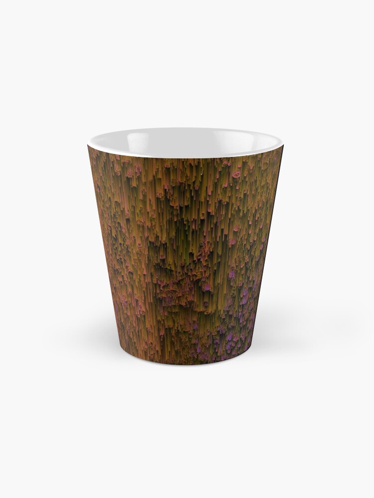 Alternate view of Flower Shower - Abstract Pixel Art Mug