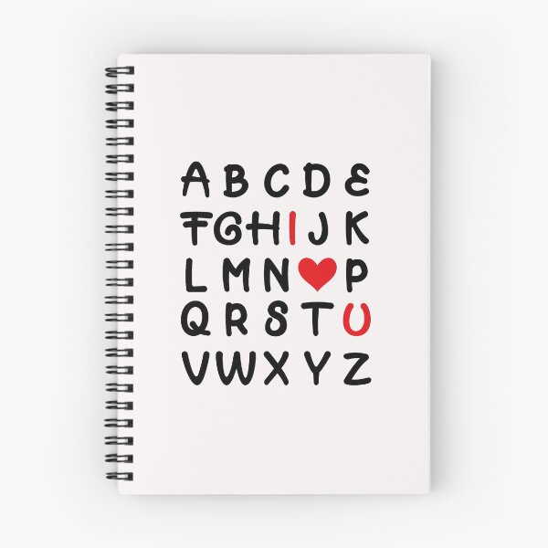 Item preview, I LOVE YOU, ALPHABET. designed and sold by urbanstore69.