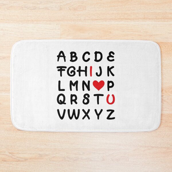 Item preview, I LOVE YOU, ALPHABET. designed and sold by urbanstore69.