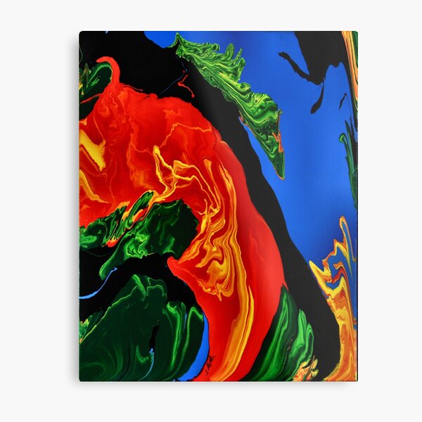 Blue Wave Metal Print