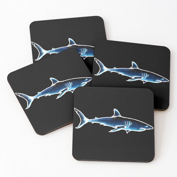 Item preview, Galaxy shark filled with constellations designed and sold by TheDoodlemancer.