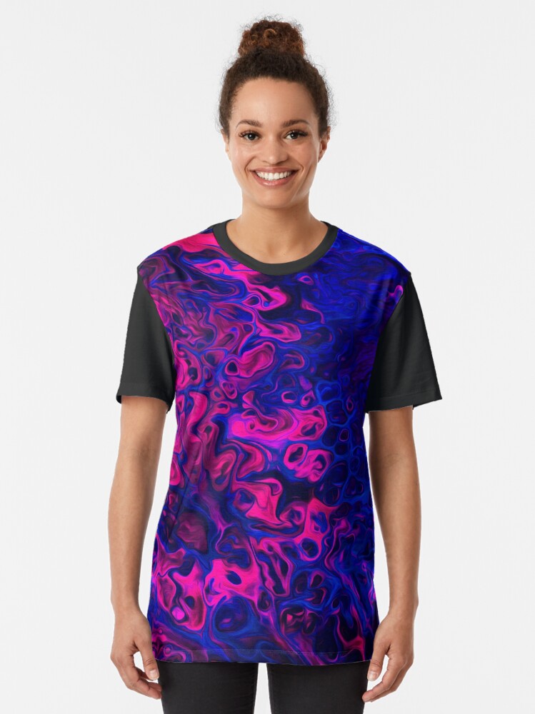 Alternate view of Blacklight Graphic T-Shirt
