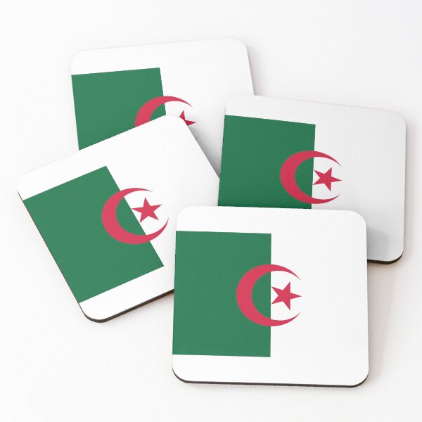 Item preview, Algeria Flag designed and sold by 3folds.