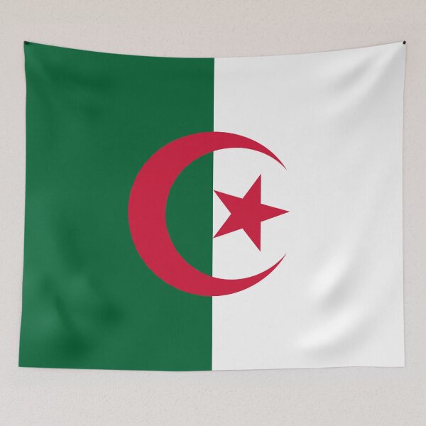 Item preview, Algeria Flag designed and sold by 3folds.