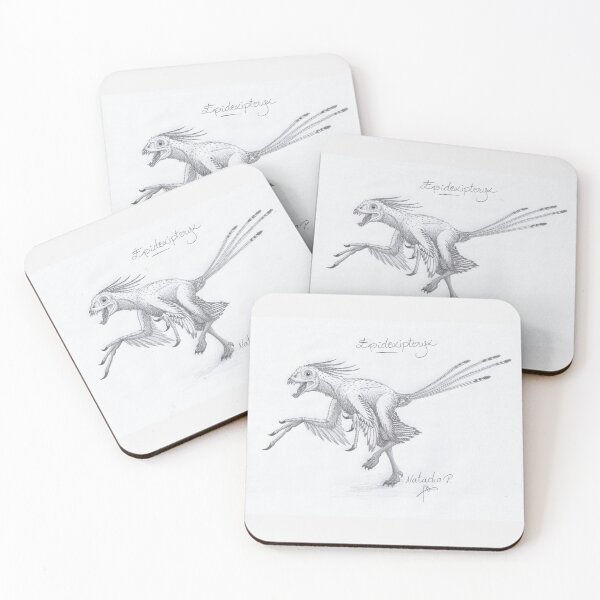 Item preview, Illustration Pencil Drawing Epidexipteryx sp. Dinosaur Mesozoic designed and sold by DiablHorse.