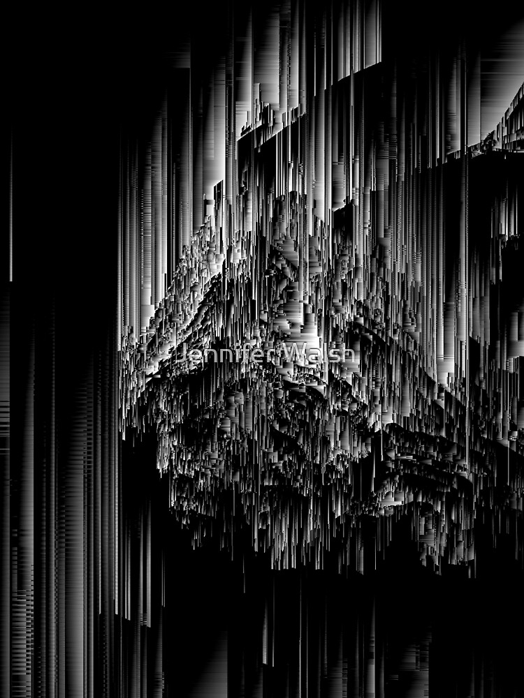 Night of the Glitches - Abstract Pixel Art by InsertTitleHere