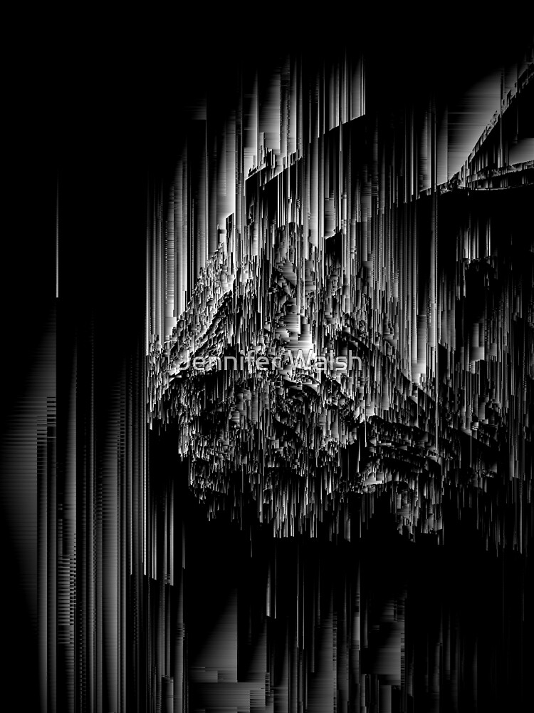 Night of the Glitches - Abstract Pixel Art by InsertTitleHere